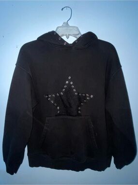 Zara Black Star Hoodie